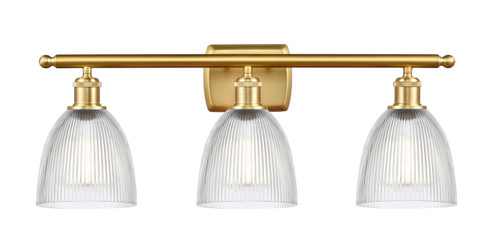 Castile - 3 Light - 26 inch - Satin Gold - Bath Vanity Light (516-3W-SG-G382)