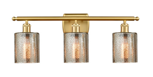 Cobbleskill - 3 Light - 25 inch - Satin Gold - Bath Vanity Light (516-3W-SG-G116-LED)