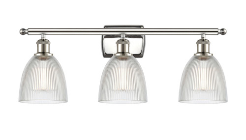 Castile - 3 Light - 26 inch - Polished Nickel - Bath Vanity Light (516-3W-PN-G382-LED)