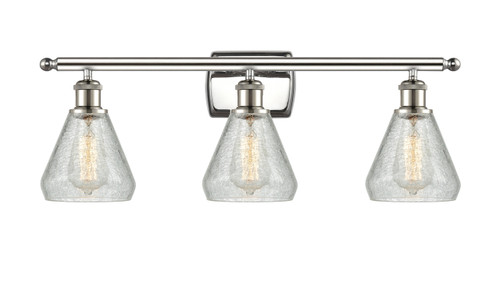 Conesus - 3 Light - 26 inch - Polished Nickel - Bath Vanity Light (516-3W-PN-G275-LED)