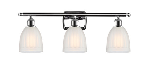 Brookfield - 3 Light - 26 inch - Polished Chrome - Bath Vanity Light (516-3W-PC-G441-LED)