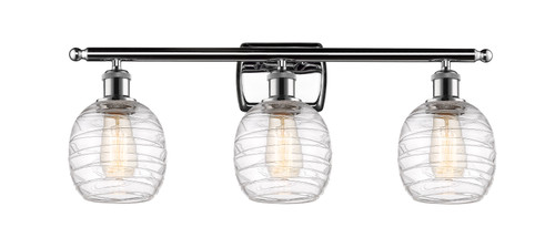 Belfast - 3 Light - 26 inch - Polished Chrome - Bath Vanity Light (516-3W-PC-G1013)