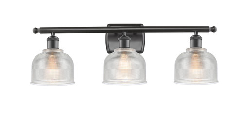 Dayton - 3 Light - 26 inch - Oil Rubbed Bronze - Bath Vanity Light (516-3W-OB-G412-LED)