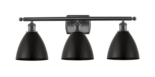 Bristol - 3 Light - 28 inch - Matte Black - Bath Vanity Light (516-3W-BK-MBD-75-BK)