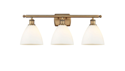 Bristol - 3 Light - 28 inch - Brushed Brass - Bath Vanity Light (516-3W-BB-GBD-751)