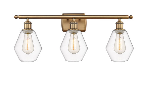 Cindyrella - 3 Light - 26 inch - Brushed Brass - Bath Vanity Light (516-3W-BB-G652-6-LED)