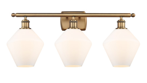Cindyrella - 3 Light - 28 inch - Brushed Brass - Bath Vanity Light (516-3W-BB-G651-8)
