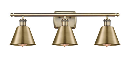 Smithfield - 3 Light - 27 inch - Antique Brass - Bath Vanity Light (516-3W-AB-M8)