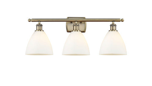 Bristol - 3 Light - 28 inch - Antique Brass - Bath Vanity Light (516-3W-AB-GBD-751)
