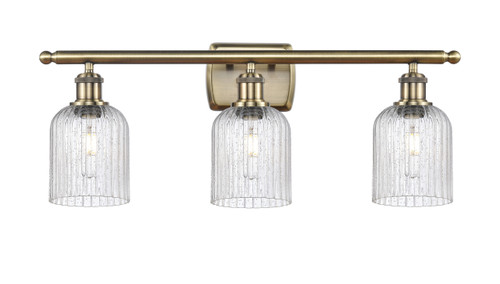 Bridal Veil - 3 Light - 25 inch - Antique Brass - Bath Vanity Light (516-3W-AB-G559-5SDY)