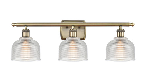 Dayton - 3 Light - 26 inch - Antique Brass - Bath Vanity Light (516-3W-AB-G412)