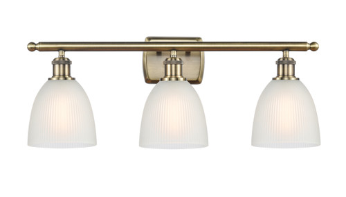 Castile - 3 Light - 26 inch - Antique Brass - Bath Vanity Light (516-3W-AB-G381)