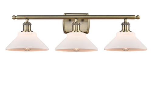 Orwell - 3 Light - 28 inch - Antique Brass - Bath Vanity Light (516-3W-AB-G131-LED)