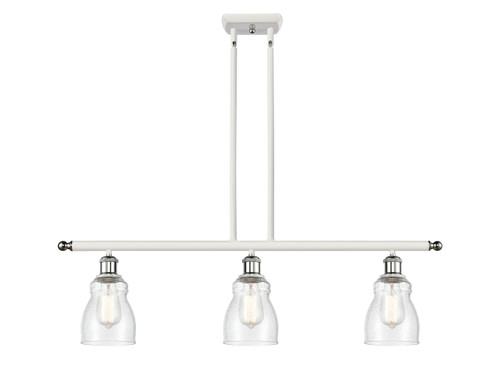 Ellery - 3 Light - 36 inch - White Polished Chrome - Cord hung - Island Light (516-3I-WPC-G394)