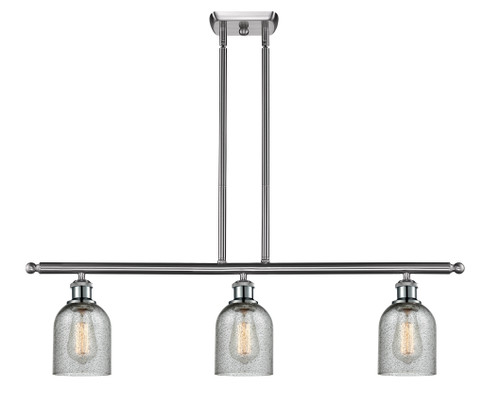 Caledonia - 3 Light - 36 inch - Brushed Satin Nickel - Cord hung - Island Light (516-3I-SN-G257)