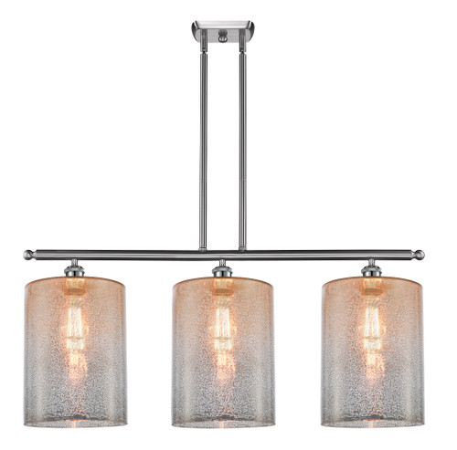 Cobbleskill - 3 Light - 36 inch - Brushed Satin Nickel - Cord hung - Island Light (516-3I-SN-G116-L)