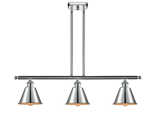 Smithfield - 3 Light - 36 inch - Polished Chrome - Cord hung - Island Light (516-3I-PC-M8-LED)
