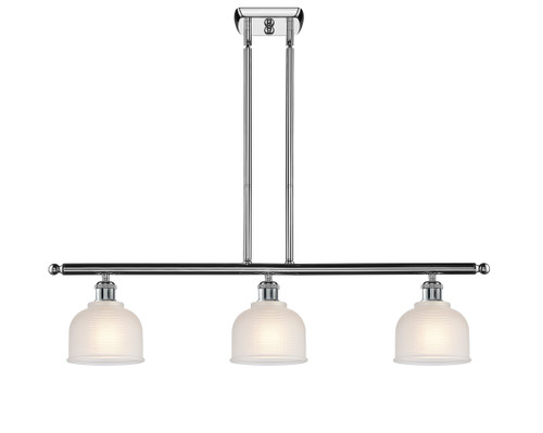 Dayton - 3 Light - 36 inch - Polished Chrome - Cord hung - Island Light (516-3I-PC-G411)