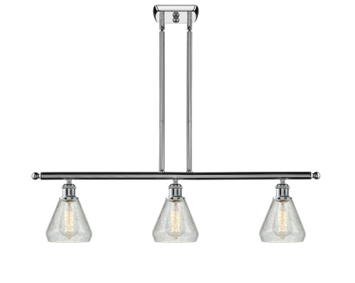 Conesus - 3 Light - 36 inch - Polished Chrome - Cord hung - Island Light (516-3I-PC-G275)