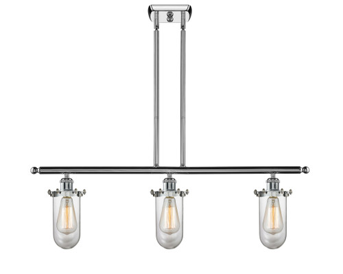 Kingsbury - 3 Light - 36 inch - Polished Chrome - Cord hung - Island Light (516-3I-PC-CE231-CL-LED)