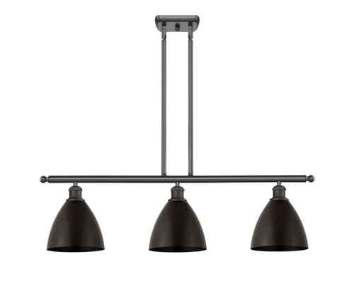 Bristol - 3 Light - 36 inch - Oil Rubbed Bronze - Cord hung - Island Light (516-3I-OB-MBD-75-OB-LED)