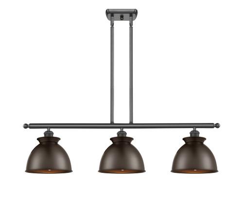 Adirondack - 3 Light - 36 inch - Oil Rubbed Bronze - Cord hung - Island Light (516-3I-OB-M14-OB)