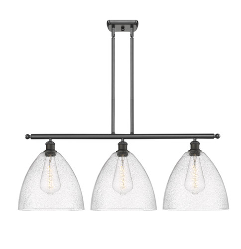 Bristol - 3 Light - 39 inch - Oil Rubbed Bronze - Cord hung - Island Light (516-3I-OB-GBD-124-LED)