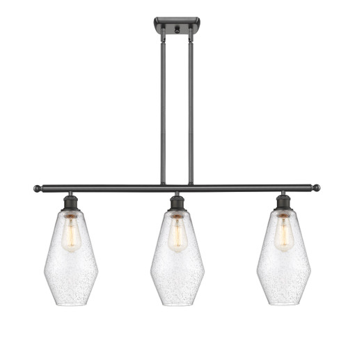 Cindyrella - 3 Light - 36 inch - Oil Rubbed Bronze - Cord hung - Island Light (516-3I-OB-G654-7-LED)