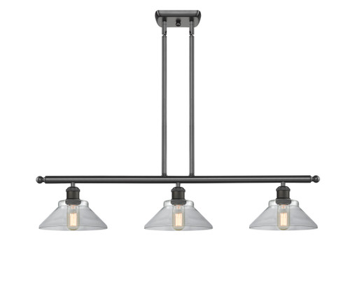 Orwell - 3 Light - 36 inch - Oil Rubbed Bronze - Cord hung - Island Light (516-3I-OB-G132-LED)