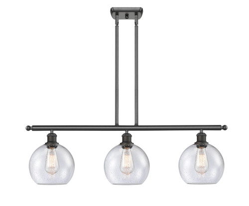 Athens - 3 Light - 36 inch - Oil Rubbed Bronze - Cord hung - Island Light (516-3I-OB-G124-LED)