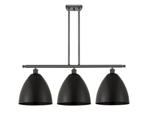 Bristol - 3 Light - 39 inch - Matte Black - Cord hung - Island Light (516-3I-BK-MBD-12-BK)