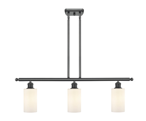 Clymer - 3 Light - 36 inch - Matte Black - Cord hung - Island Light (516-3I-BK-G801-LED)