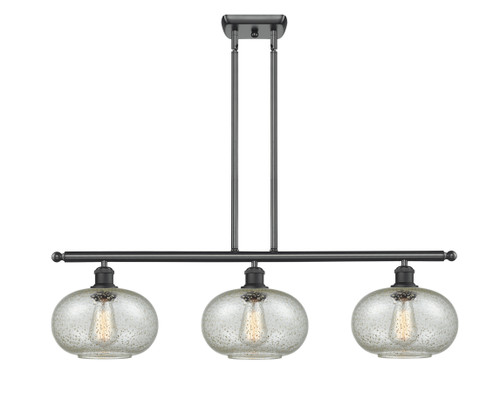 Gorham - 3 Light - 36 inch - Matte Black - Cord hung - Island Light (516-3I-BK-G249-LED)