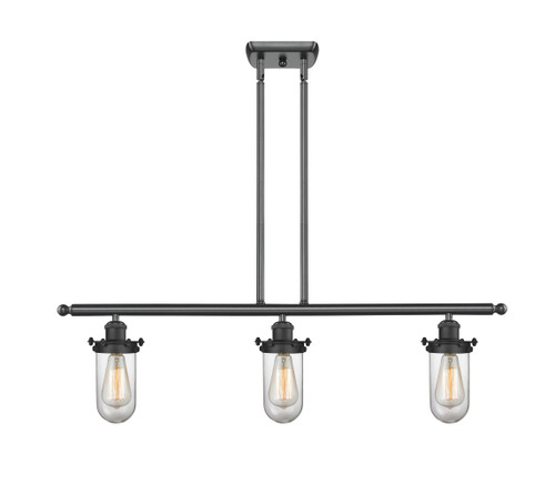 Kingsbury - 3 Light - 36 inch - Matte Black - Cord hung - Island Light (516-3I-BK-CE231-CL)