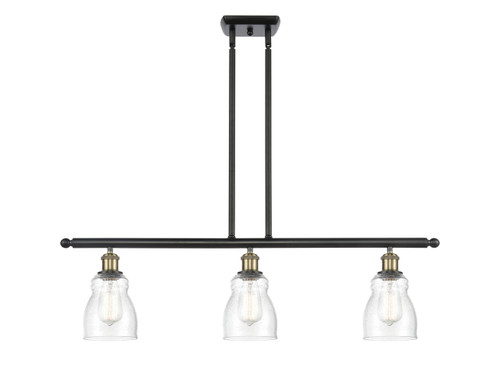 Ellery - 3 Light - 36 inch - Black Antique Brass - Cord hung - Island Light (516-3I-BAB-G394)