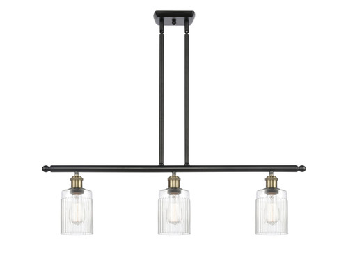 Hadley - 3 Light - 36 inch - Black Antique Brass - Cord hung - Island Light (516-3I-BAB-G342-LED)