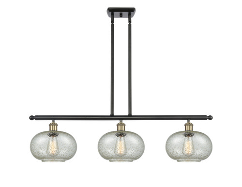 Gorham - 3 Light - 36 inch - Black Antique Brass - Cord hung - Island Light (516-3I-BAB-G249-LED)