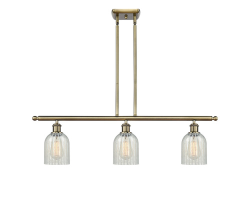 Caledonia - 3 Light - 36 inch - Antique Brass - Cord hung - Island Light (516-3I-AB-G2511)
