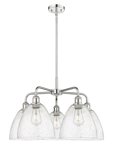 Bristol - 5 Light - 27 inch - Polished Chrome - Chandelier (516-5CR-PC-GBD-94)