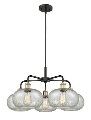 Gorham - 5 Light - 28 inch - Black Antique Brass - Chandelier (516-5CR-BAB-G249)