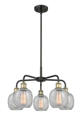 Belfast - 5 Light - 24 inch - Black Antique Brass - Chandelier (516-5CR-BAB-G105)