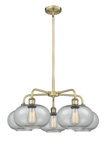 Gorham - 5 Light - 28 inch - Antique Brass - Chandelier (516-5CR-AB-G247)