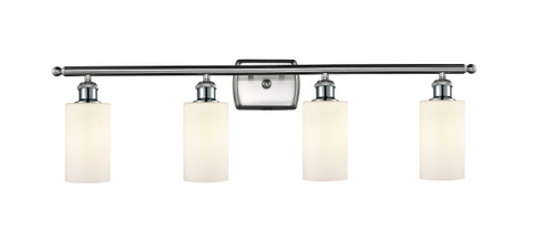 Clymer - 4 Light - 34 inch - Brushed Satin Nickel - Bath Vanity Light (516-4W-SN-G801)