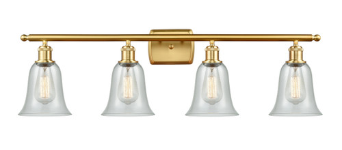 Hanover - 4 Light - 36 inch - Satin Gold - Bath Vanity Light (516-4W-SG-G2812-LED)