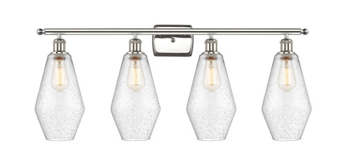 Cindyrella - 4 Light - 37 inch - Polished Nickel - Bath Vanity Light (516-4W-PN-G654-7)