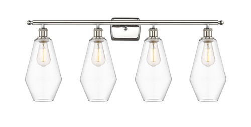 Cindyrella - 4 Light - 37 inch - Polished Nickel - Bath Vanity Light (516-4W-PN-G652-7)