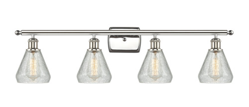 Conesus - 4 Light - 36 inch - Polished Nickel - Bath Vanity Light (516-4W-PN-G275)