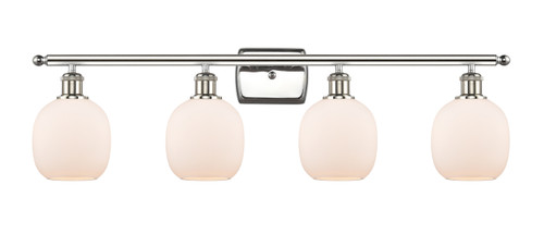 Belfast - 4 Light - 36 inch - Polished Nickel - Bath Vanity Light (516-4W-PN-G101)