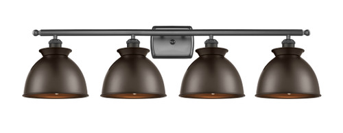 Adirondack - 4 Light - 38 inch - Oil Rubbed Bronze - Bath Vanity Light (516-4W-OB-M14-OB)