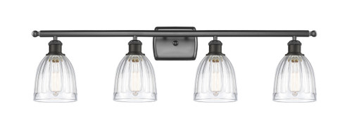 Brookfield - 4 Light - 36 inch - Oil Rubbed Bronze - Bath Vanity Light (516-4W-OB-G442-LED)